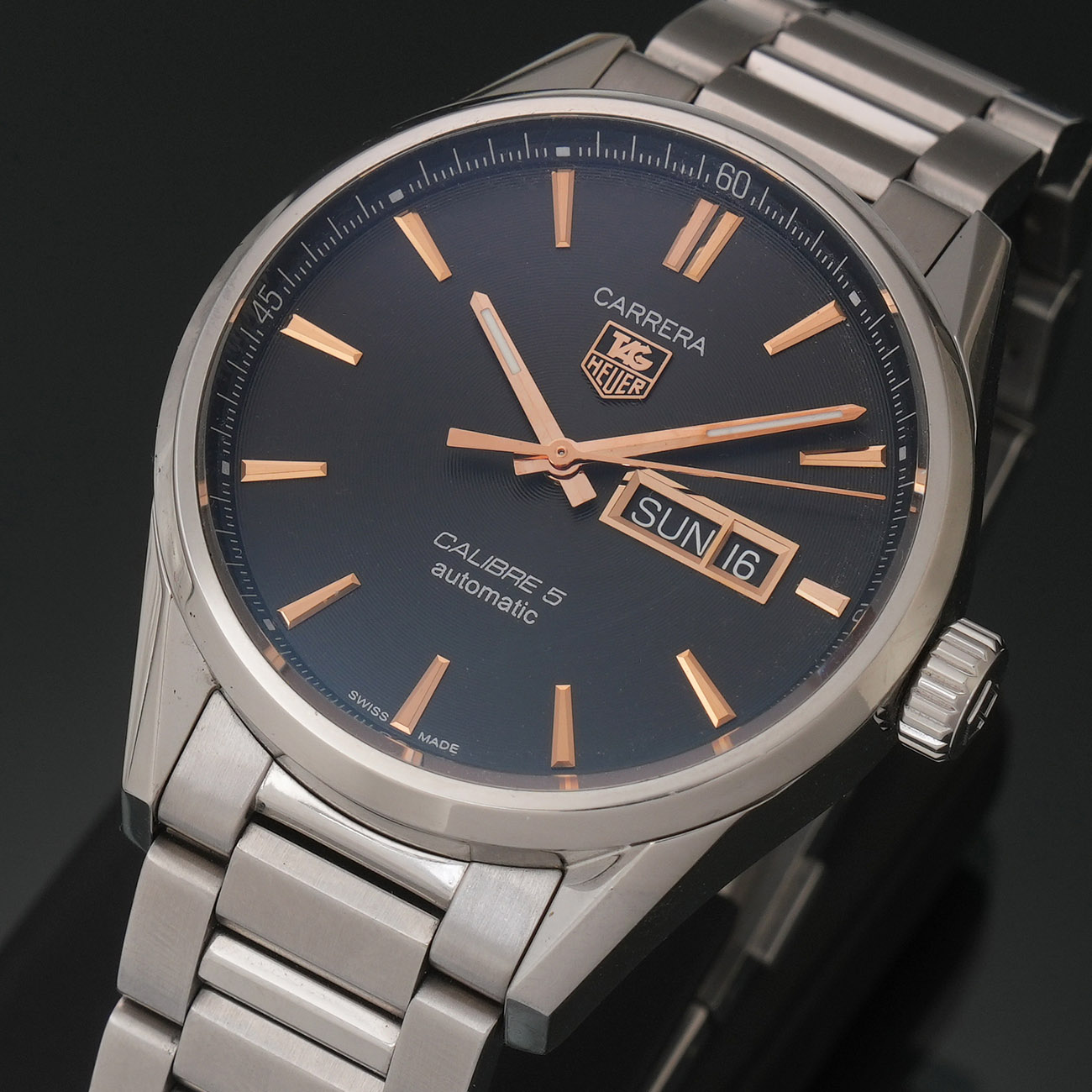 TAG HEUER(USED)태그호이어 WAR201C 까레라 데이데이트 오토매틱